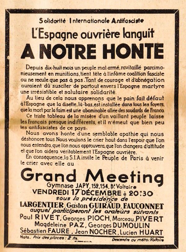 Cartell de l'acte